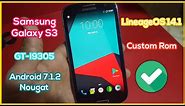 Install LineageOS 14.1 on Samsung S3 GT-I9305 - Custom Rom Android 7.1.2 Nougat
