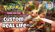 Making CUSTOM Pokémon Cards in REAL LIFE! - A Pokémon Adventure!