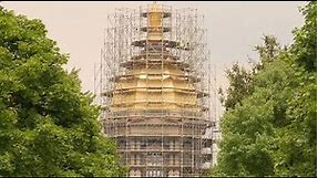 Notre Dame's Golden Dome to shine brighter with new gold leaf