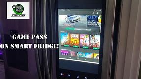 Xbox Game Pass Ultimate on my Samsung Smart Fridge! The Future is NOW!