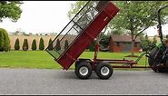 DT-4000 Dump Trailer with tractor hydraulics