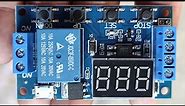 Micro USB 5V Digital LED Display Trigger Automation Delay Cycle Timer Control Switch Relay 3-30V DC