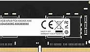 Lexar 16GB Single DDR4 SODIMM RAM 3200MT/s CL22 260-Pin Laptop Memory, Black (LD4AS016G-B3200GSST)