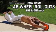 How to do ab wheel rollouts the right way
