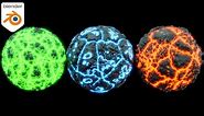 Procedural Stylized Glowing Rock Materials (Blender Tutorial)