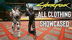 Cyberpunk 2077 - All Clothes Showcase (All Jackets, Shirts, Suits, Helmets, Masks, Pants, Shoes)