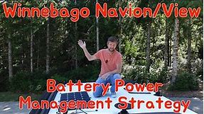 Winnebago Navion / View: Battery Power Management Strategy