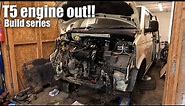 VW T5 transporter 1.9 TDI - engine out - build series EP1