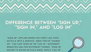 Sign Up vs. Sign In vs. Log In: Difference Explained ( Quiz)