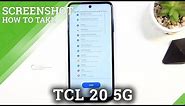 How to Capture Screen on TCL 20 - Take Screenshot