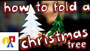 How To Fold An Origami Christmas Tree