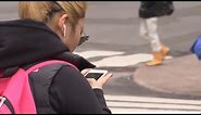 The dangers of walking while texting and talking