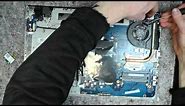 Samsung NP300E5A laptop disassembly, take apart, teardown tutorial