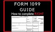 HOW TO COMPLETE A 1099 FORM FOR YOUR WORKERS