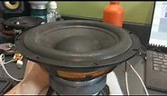 Philips 8" Home Subwoofer Excursion