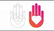 Logo Tutorial - Creating A Hand + Heart Logo
