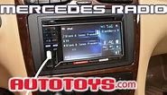 Mercedes C240 C-class: How To Remove And Install A Pioneer Double Din Radio (W203)