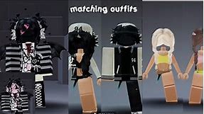 Roblox Matching outfits ideas compilation! (all genders)(indie,R6,Dahood,Emo,Softie)