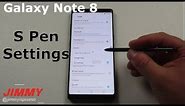 S Pen Settings & Setup | Galaxy Note 8