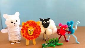 Five cute animal crafts to make