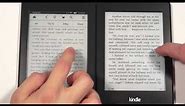 Amazon Kindle Paperwhite 1 vs Paperwhite 2