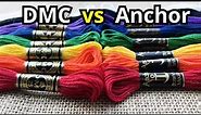 DMC vs Anchor Floss (Embroidery Thread Color Conversion Chart) What Should You Buy?