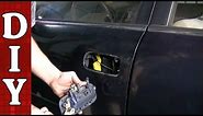 How to Remove and Replace a Broken Exterior Door Handle - Toyota Camry