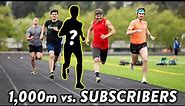KILLER Kilometer, 1,000m vs Subscribers! #NSTC