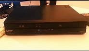 Sony RDR-VX560 DVD Burner VHS VCR Dual Recorder Dubbing Tested Working No Remote Ebay Showcase Sold!