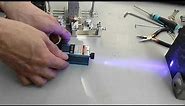 Combining 2 laser beam together with "an Endurance laser beam combiner" - double power/