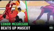 Conor McGregor beats up Miami Heat mascot at NBA Finals