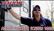 How To Adjust Your RVs Screen Door Latch | Teach Me RV!
