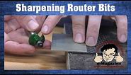 How to sharpen your own router bits with a diamond hone