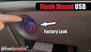 Flush Mount USB Installation for aftermarket Head Unit (Android Auto / Apple CarPlay) | AnthonyJ350