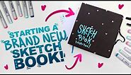 HEART FRECKLES!? | Starting a New Sketchbook! | Copic Marker & Illo Sketchbook
