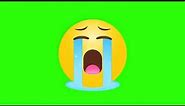 Green Screen Crying Emoji #Cry #Crying