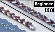 EASY Chevron Tutorial with TEAR DROP LOOP // Friendship Bracelets: Beginner DIY