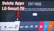 LG Smart TV: How to Uninstall/Delete Apps