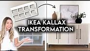 DIY IKEA HACK KALLAX TRANSFORMATION | FLUTED SIDEBOARD