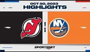 NHL Highlights | Devils vs. Islanders - October 20, 2023