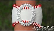 HOW to MAKE a BASEBALL CUFF BRACELET from a REAL BASEBALL - Sports DIY Tutorial by Naztazia