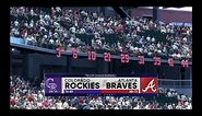 The Show 22 Full Match - Colorado Rockies vs Atlanta Braves - Simulation