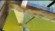 Dock Piling Installation Underwater - DIY With A Garden Hose Waterjet