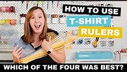 How to Use Four Types of T-Shirt Rulers for Placing Decals and Images on Shirts