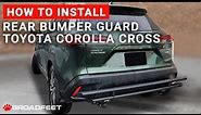 Broadfeet® Rear Bumper Guard Installation on 2022-2023 Toyota Corolla Cross