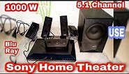 Sony Home Theater System❤️ 1000 W Sony BDV-E3200 Real 5.1ch Dolby Digital Blu-Ray Unboxing & Review