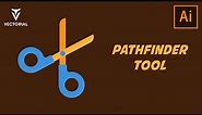 How to make a scissors in Adobe Illustrator - Pathfinder Tool