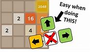 2048.io - Finally get the 2048 tile with ONE easy trick!