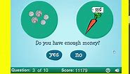 Do you have enough money? - Counting Coins - Money Math Game