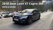 Seat Leon ST Cupra 300 4Drive Carbon Edition 2018 DRIVE & SOUND (60FPS)